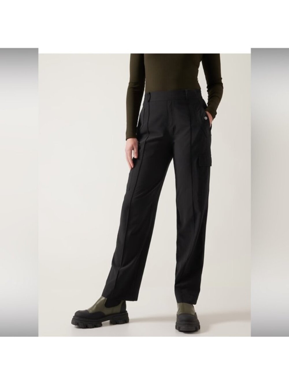 Athleta Vienna Cargo Pants – Women's Size 0 – Black
